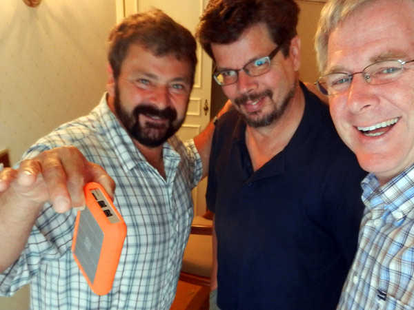 rick steves with friends selfie 2