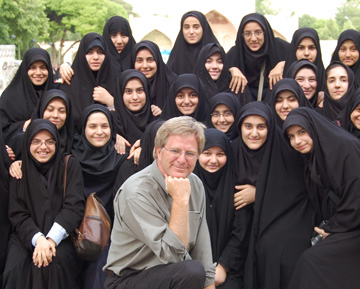 rick steves with iranian girls