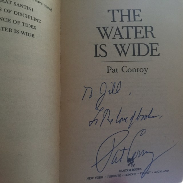 Water is wide autograph