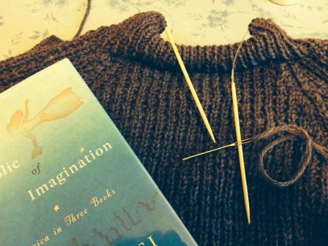 Yarn Along Photo 10.21.15