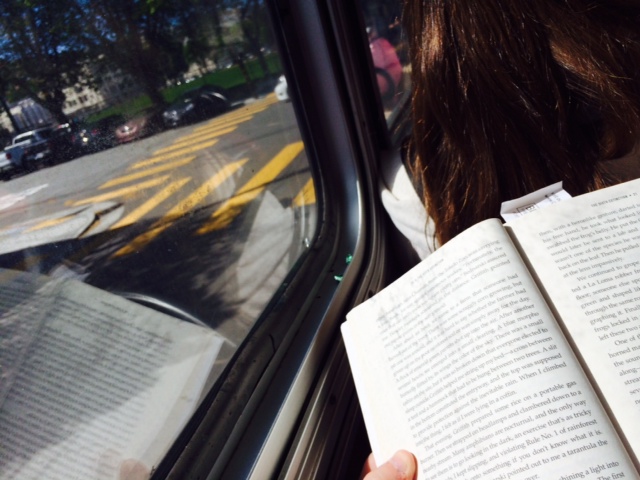 Reading on Muni photo